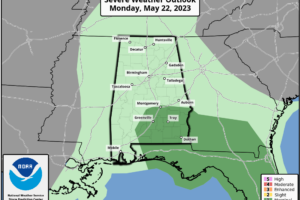 Showers/Storms This Evening/ Cool May Day Tomorrow