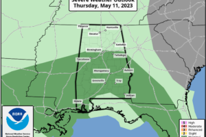 Scattered Showers/Storms Stay In The Forecast