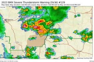 Severe T-Storm Warning for Parts of Barbour, Russell Co. Until 8:30 pm