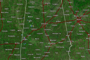 Mid-Afternoon Weather Check — A Few Showers/Storms Over the Western Parts of the Area
