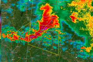 Dangerous Storms Pushing Through Franklin and Marion Counties:  Be Alert for Damaging Wind and Possible Tornado