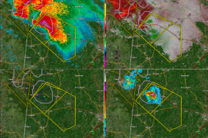 Softball Sized Hail At Columbus MS: New Severe Thunderstorm Warning for Most of Pickens County Until 630 pm
