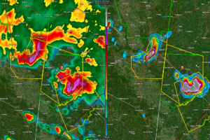 New Warning for Lamar and Pickens for Another Hailer Coming out of Columbus MS
