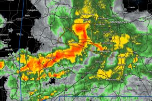 MCS Moving Through South Central Alabama: Lowndes County Warning Issued