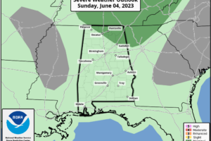 The Midday Report — Scattered Storms Possible; SPC Shrinks Marginal Risk Area for the State The Midday Report — Scattered Storms Possible; SPC Shrinks Marginal Risk Area for the State