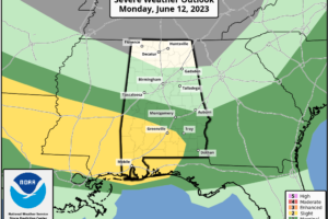 Unsettled Weather For Alabama This Week; Stormy At Times