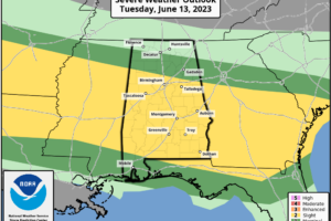 Several Rounds Of Strong Storms Likely Through Thursday