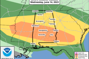 Severe Storms Possible Across Alabama Tomorrow