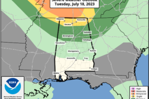 Strong Storms For North Alabama This Evening