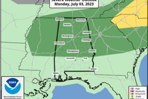 A Mix Of Sun And Strong Storms For Alabama