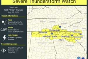 Strong Storms For Far North Alabama This Evening