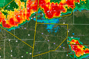 Severe T-Storm Warning for Parts of Lamar, Marion Co. Until 8:45 pm