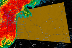 Severe Thunderstorm Warning for Parts of Madison, Marshall, and Jackson Counties