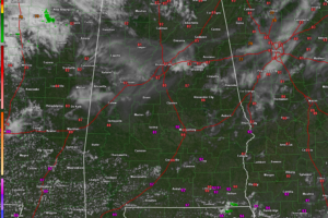 Alabama Weather Update at 2:22 p.m.:  Timing Out the Storms