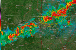 Severe Thunderstorm Warning for Jackson, Madison Counties