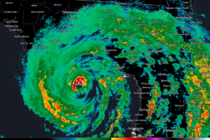 3 a.m. Update: 125 mph, Idalia Nearly a Category Four Hurricane