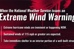 Extreme Wind Warning Coming Soon
