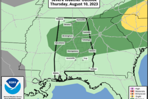 Summer Storms Rumbling Over North Alabama This Morning