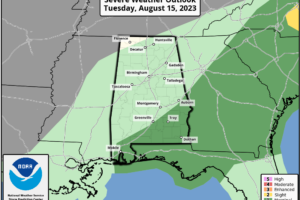 Front Passing Through Today; Lower Heat Levels Ahead