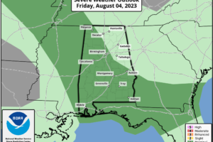 Heavy Rain; Strong Thunderstorms For Some Today