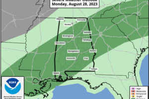 Heat Levels Down; Rain Chances Up