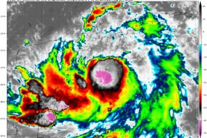 Idalia is Starting to Strengthen a Little This Evening