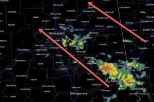 Midday Nowcast: Scattered Showers and Storms