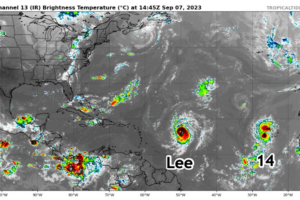 TD14 Forms; Lee On Way to Being a Major Hurricane