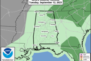 Cold Front Arrives Tonight With Scattered Showers/Storms