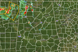 Strong Storms Pushing Slowly Across Northwest Alabama Strong Storms Pushing Slowly Across Northwest Alabama