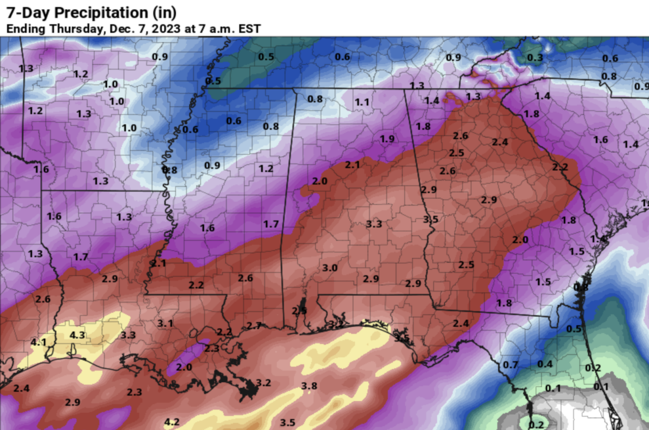 Unsettled Weather Ahead; Rain Arrives Tonight The Alabama Weather Blog