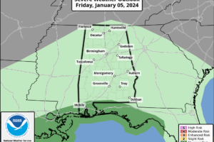 Rain Returns To Alabama Tonight; More Rain Next Week