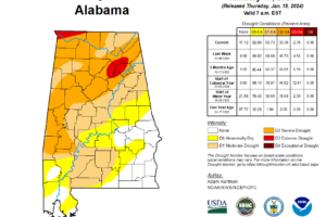 More Cold, Arctic Air Streams Into Alabama Today