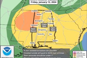 Severe Storms Possible Today; Snow Possible Early Next Week