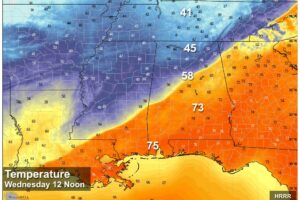 Windy Tonight; Much Colder Tomorrow With Some Rain