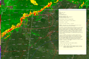 Northeastern Mississippi Storms A Little Stronger