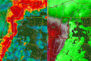 Severe Thunderstorm Warning for Much of Fayette County