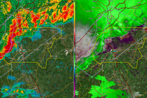 Severe Thunderstorm Warning for Much of Shelby County