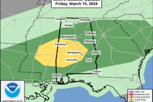 Rain/Strong Storms Today; Mostly Dry Tomorrow