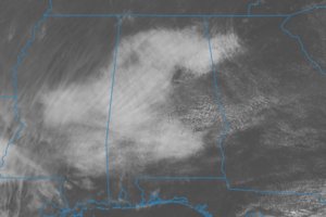 Clouds Are Hangin’ On Across Portions of Central Alabama This Afternoon