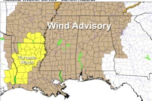 Windy, Wet Night Ahead For Alabama; Dry, Warm Easter Weekend