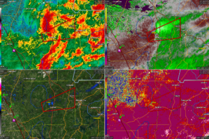 Damage in Chilton County, Storm Will Pass Just Northwest of Alex City