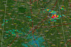 Strogn Storms Possible Over North Central Alabama Next Few Hours