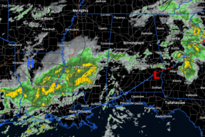 Another Batch of Rain Moving Into West Alabama