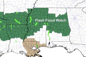 Wet, Stormy Weather For Alabama Through Mid-Week
