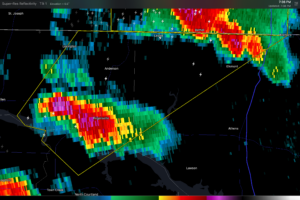 New Severe Thunderstorm Warning for Parts of Limestone, Lauderdale, and Lawrence Counties