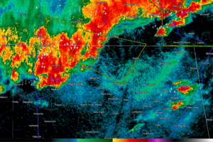 Strong Storms Surging Southeastward