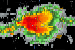 Severe Thunderstorm Warning for Parts of Pickens and Lamar