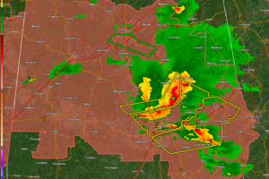 Live Blog:  Severe Weather in Alabama:  70 mph Wind Gusts Possible