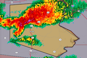 Severe Thunderstorm Warning for Russell County until 3 p.m.